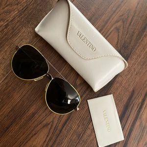 Valentino aviator sunglasses